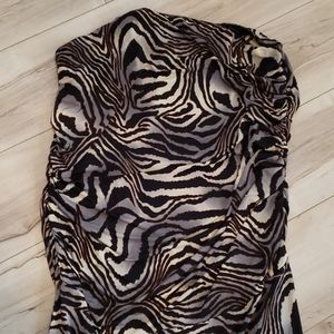 2piece  Halter top Dress with shrug to match